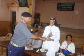Felicitating Sr. Perpetua