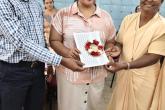 Birthday card prepared by Tr. Pricelia presented on behalf of the Staff