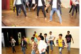 Boys gave an energetic dance performance.